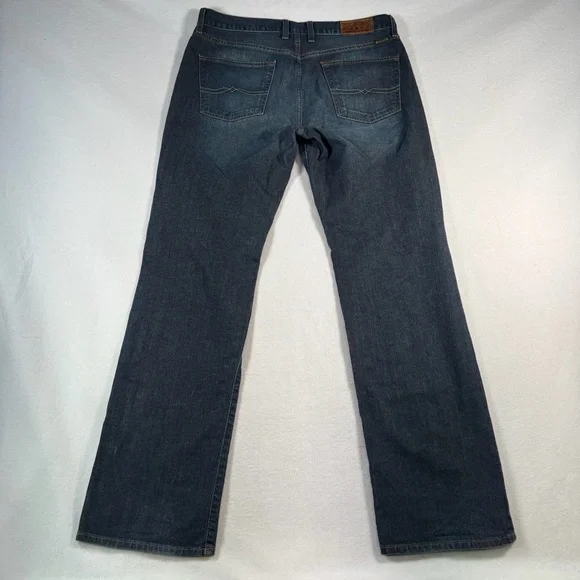 Lucky Brand Jeans Mens 34 Vintage Straight Mid Rise Dark Wash - Picture 2 of 13